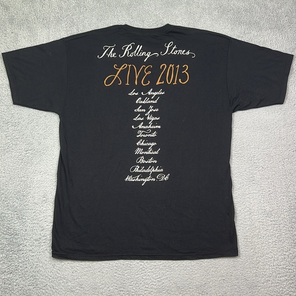 The Rolling Stones 2013 Tour T-shirt - Picture 3 of 3